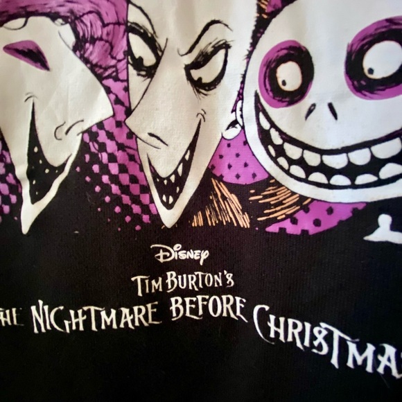 Disney The Nightmare Before Christmas  Long Sleeve Shirt - Black and Purple - Picture 7 of 9